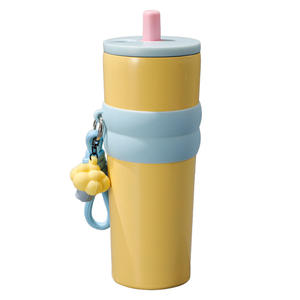 <span class=keywords><strong>Gobelet</strong></span> DD4359 avec manchon isolant thermique, bouteille d'eau isolée sous vide en acier inoxydable 316, <span class=keywords><strong>gobelet</strong></span> de voiture avec paille rétractable - Product Image 6