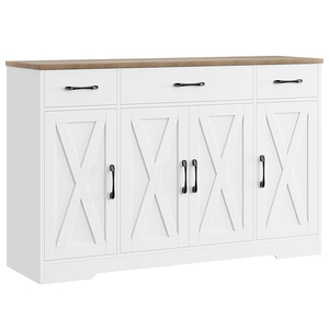 <span class=keywords><strong>Buffet</strong></span> de salle à manger sur mesure, <span class=keywords><strong>buffet</strong></span> en bois laqué brillant avec vitrine intégrée - Product Image 2