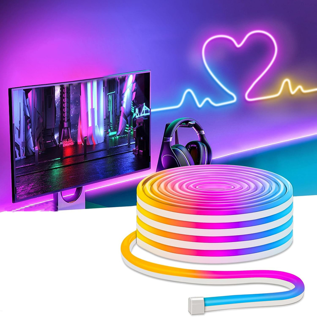 Smart Led Strip Light for 24-34Inch TV SYNC LED Backlight Behind Screen Monitor USB Powered for HDTV Gaming and Ambient Lighting