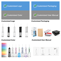 H2ofloss HF-6 verbesserte schnur lose Mund dusche USB-C wiederauf ladbare tragbare Dental Irrigator 5 Modi Wasserstrahl Flosser