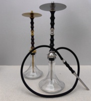 Nouveau design Japona Sensei Hookah, ensemble de chicha de luxe Japona, ensemble de fumage pour bar à chicha, chicha en acier inoxydable avec verre