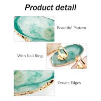 Palette de vernis à ongles en résine, 50g, plateau de peinture, de maquillage, Palette de mélange de couleurs, petite plaque d'anneau doigt
