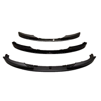 E90 LCI Gaya M-Performance Suku Cadang Bodi Mobil Bumper Depan Warna Hitam Matte untuk BMW E90 M-tech