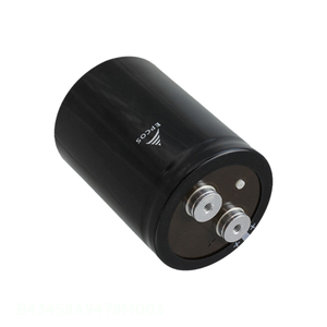 Distribuidor Autorizado B43458A9478M003 Condensador de Aluminio de 4700 uF, 20%, 400V, Montaje en Chasis con Tornillos - Product Image 1