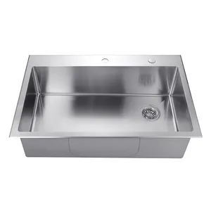 China Factory Wholesale Custom Size Stainless Steel 304 Kitchen Sinks Modern Kitchen Sink
