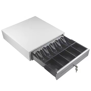 All-in-One Trắng hệ thống <span class=keywords><strong>POS</strong></span> màn hình cảm ứng kép <span class=keywords><strong>POS</strong></span> thiết bị đầu cuối với ngăn kéo tiền mặt, máy in hóa đơn, máy quét mã vạch cho siêu thị - Product Image 6