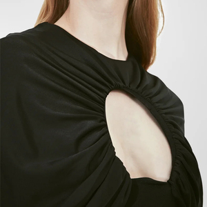 Özel zarif dantelli sütun elbisesi ekip boyun <span class=keywords><strong>3</strong></span>/4 kollu High End uzun gelinlik abiye - Product Image 4