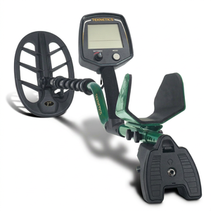 Detector de Metales Subterráneo Impermeable T2 Verde/Negro para Búsqueda de Tesoros, Frecuencia Ajustable de 19 kHz, Mango con 4 Pilas AA, 1 Año de Garantía - Product Image 1
