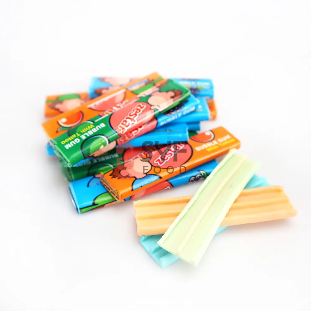 wholesale bulk Private Labels chewing gum Fruit flavour bubble gum