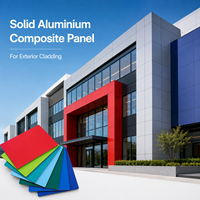 Panneau composite en aluminium ignifuge de 3 mm, 1220x2440 mm, revêtement PE beige, ACP pour les murs des halls d'hôtel