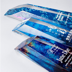 Trofeo de Cristal Facetado con Forma de Montaña, Premio Empresarial Great Honor Brilliant, para Grabado Láser 3D, Impresión UV <span class=keywords><strong>o</strong></span> Impresión a Color - Product Image 5