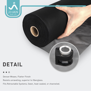 Malla Antimosquitos Ignífuga 20x20, Malla de Poliéster Resistente al Fuego, Rollo de Malla Antimosquitos de 3m para Ventanas, Autocaravanas y Protección Contra Polvo - Product Image 4
