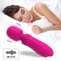 Mini vibromasseur Amazon Best Seller, 10 vibrations puissantes, rechargeable par USB, silicone de qualité alimentaire, masseur corporel intime pour femmes, OEM