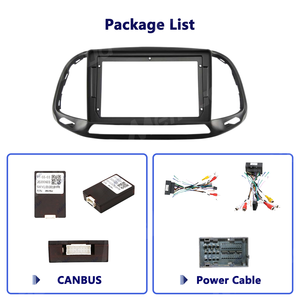 Cornice Radio <span class=keywords><strong>Auto</strong></span> Meihua 9 Pollici, Accessorio Interno per <span class=keywords><strong>Auto</strong></span> <span class=keywords><strong>Fiat</strong></span> 2015-2019, Kit Montaggio Cruscotto con Cablaggio - Product Image 6