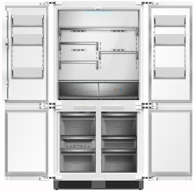 Best Selling 526L 220V/50Hz White PCM Finishing Side by Side Built-in Freezer Refrigerator for Home Use BCD-540W(BI)