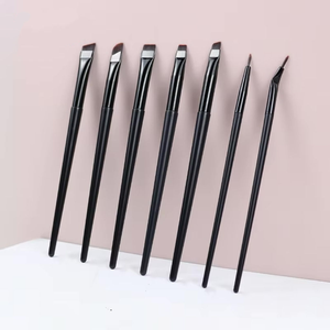 Cepillo plano <span class=keywords><strong>para</strong></span> <span class=keywords><strong>cejas</strong></span> con tinte <span class=keywords><strong>de</strong></span> labios, mango blanco <span class=keywords><strong>de</strong></span> alta calidad, pelo ultrafino, corte perfecto, pequeño cepillo <span class=keywords><strong>de</strong></span> maquillaje, cepillo <span class=keywords><strong>corrector</strong></span> plano - Product Image 5