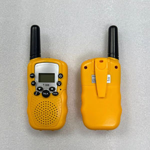Jumon - Juego de 2 Mini Walkie Talkies Impermeables para Niños, Alcance de 3 Millas, Receptor Bidireccional, Radio Electrónica, Linterna LCD - Product Image 1