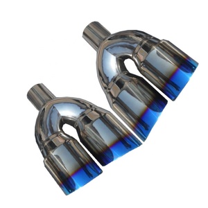 자동차 액세서리 배기 테일 파이프 스테인레스 스틸 배기 팁 자동차 - Product Image 5