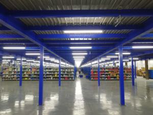 מבנה פלדה יציב אחסון משטחים מתכת עמיד חובה כבדה מרזאנין - Product Image 3