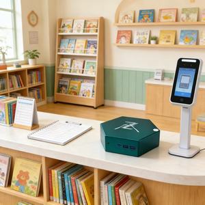 Mini PC Hôte pour la <span class=keywords><strong>gestion</strong></span> des prêts et des stocks <span class=keywords><strong>de</strong></span> livres, avec Bluetooth 5.2, pour bibliothèques <span class=keywords><strong>de</strong></span> livres illustrés et librairies communautaires, pour la <span class=keywords><strong>gestion</strong></span> des livres et le suivi des stocks quotidiens - Product Image 1