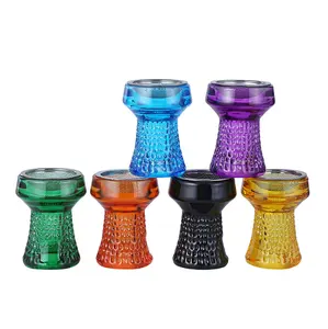 Kristallglas Shisha Zubehör Luxus Shisha Cream Pot Shisha Rauch Chicha Bowl Base Smoking Tools