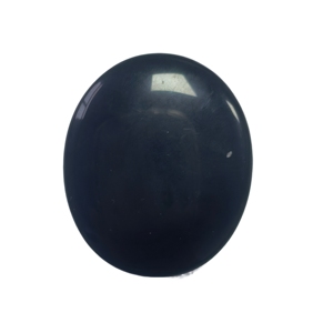 Plaque Gua Sha ronde en obsidienne noire, outil ergonomique de massage pour le visage, soin de beauté sculptant - Product Image 2
