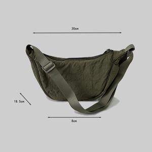 Tas pinggang nilon wanita, kantung pinggang tahan air desain macan tutul kotak-kotak - Product Image 6