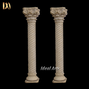 Columnas Romanas Corintias de Piedra Natural Ideal Arts, Pilares Decorativos de Mármol para Interiores y Exteriores para <span class=keywords><strong>Arquitectura</strong></span> de Viviendas - Product Image 6