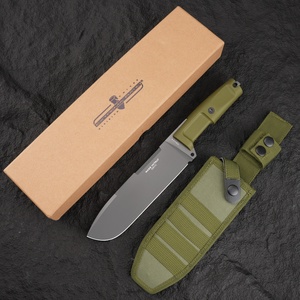 Cuchillo Bowie ER ONTOS II con Hoja Recta No Ajustable, Modelo SS247, para Campismo y Actividades al Aire Libre, Hoja de Acero N690, Mango de Craton, 20cm - Product Image 5