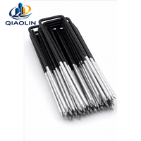 High Strength Blackened Steel Double End Threaded Rod Stud Bolt for Construction Machinery