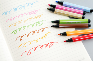 Eco Vriendelijke Mini Water Kleur Pen 12-36 Kleur Borstel Marker Pen Set Plastic Marker Pen Voor Kinderen Tekening - Product Image 6
