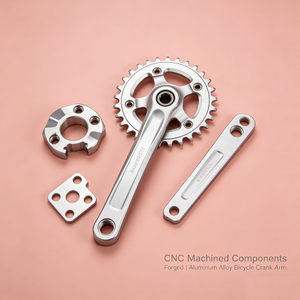 Componentes Mecanizados por CNC, Brazo de Manivela de Bicicleta de Aleación de Aluminio Forjado - Product Image 4