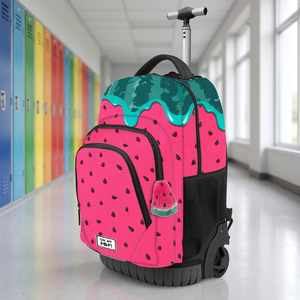 Karactermania for Oh My Pop Melty Melon-FAN GTS Fruit <b>Trolley</b> Backpack with USB and Zipper for - Product Image 3