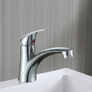 Vòi lavabo mạ crôm cho phòng tắm, vòi rửa mặt, vòi nước lạnh đơn, vòi trộn - Product Image 1