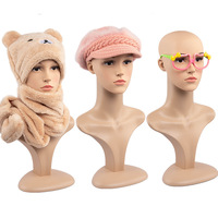 Maniquí Femenino para Tienda de Ropa, Serie de Moda Coreana, Modelo de Cabeza, Accesorios de Exhibición, Material Plástico, Tono Piel, Exhibición en Escaparate
