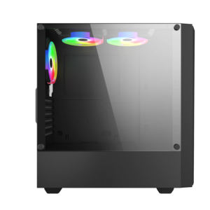 Atx fabrication horizontale itx panneau avant en métal acrylique groupe motopropulseur tour de jeu <span class=keywords><strong>PC</strong></span> boîtier de jeu - Product Image 4