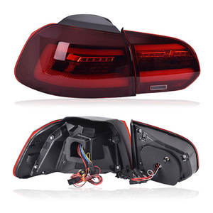 <span class=keywords><strong>2023</strong></span> Volkswagen Golf 6th Generation Conjunto de luz trasera Luces de conducción y freno LED Nueva Modificación de señal de giro secuencial roja - Product Image 5