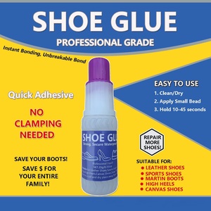 OEM Tube Clear Strong Shoe <span class=keywords><strong>Glue</strong></span> Reparación de suelas, talones, parches Agujeros pequeños-Bonds 0,7 OZ Secado rápido, cuero impermeable, caucho, pegamento de vinilo - Product Image 3