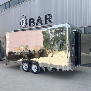 USA standard Fast Food Cart Trailer Kitchen Customized Steel Stainless Power <b>Outdoor</b> - Product Image 2