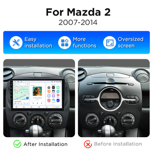 วิทยุติดรถยนต์ระบบแอนดรอยด์ Junsun สำหรับรถยนต์ MAZDA 2 ปี 2007-2014 รองรับ Apple CarPlay ระบบนำทาง GPS อัตโนมัติ บลูทูธ มัลติมีเดีย วิดีโอ - Product Image 2