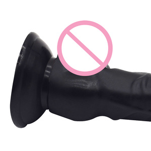 Real Feeling Black Big <span class=keywords><strong>Dildo</strong></span> Starker Sauger Künstlicher PVC Penis <span class=keywords><strong>15</strong></span> Zoll Super Long 40 cm Long <span class=keywords><strong>Dildo</strong></span> - Product Image 4