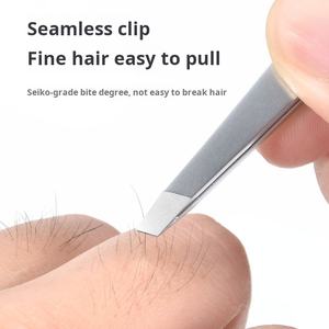 Hoge Kwaliteit Custom Roestvrij Staal Wenkbrauw & Wimper Pincet Make-Up Wenkbrauw Pincet Met Verpakking - Product Image 4