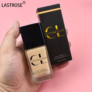 Maquillaje de piel oscura Corrector impermeable de larga duración Vegano Natural Etiqueta privada Líquido mate Cobertura completa Base líquida para la cara - Product Image 2
