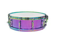 Widen Rainbow Hardware : Tambour à ressort en métal plaqué or rose pour fanfare et défilé, avec logo personnalisé, vente en gros