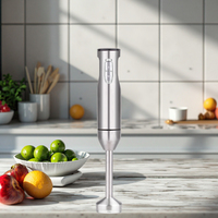Ensemble de mixeur plongeant électrique en acier inoxydable avec 21+ vitesses
