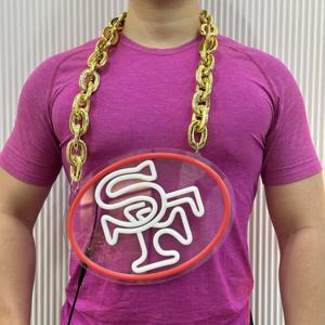 Su misura lo spirito di squadra ha condotto il Logo luce al Neon collana sportiva catena prodotti <span class=keywords><strong>Cheerleading</strong></span> con accessorio squadra di calcio - Product Image 2