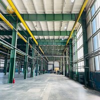 Sistema de Grúa de Estructura de Acero de Alta Resistencia, Grado 9, Resistente a Terremotos, Resistencia al Viento de 121+ mph para Plantas de Manufactura