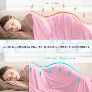 Cooling Breathable Wearable Blanket Solid Blue Soft Cotton Bamboo Fiber Lightweight <b>Sleep</b> Cover for Bed <b>Sofa</b> - Product Image 2