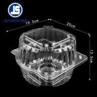 Contenants en plastique transparent jetables pour l'emballage des légumes