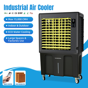 Ventilateur humidificateur mobile industriel et commercial 4-en-1 pour extérieur, climatiseur domestique portable - Product Image 1